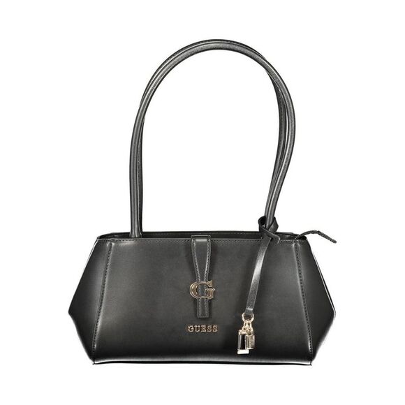 Guess Jeans Nero Poliuretano Donna Shoulder Women's Bag